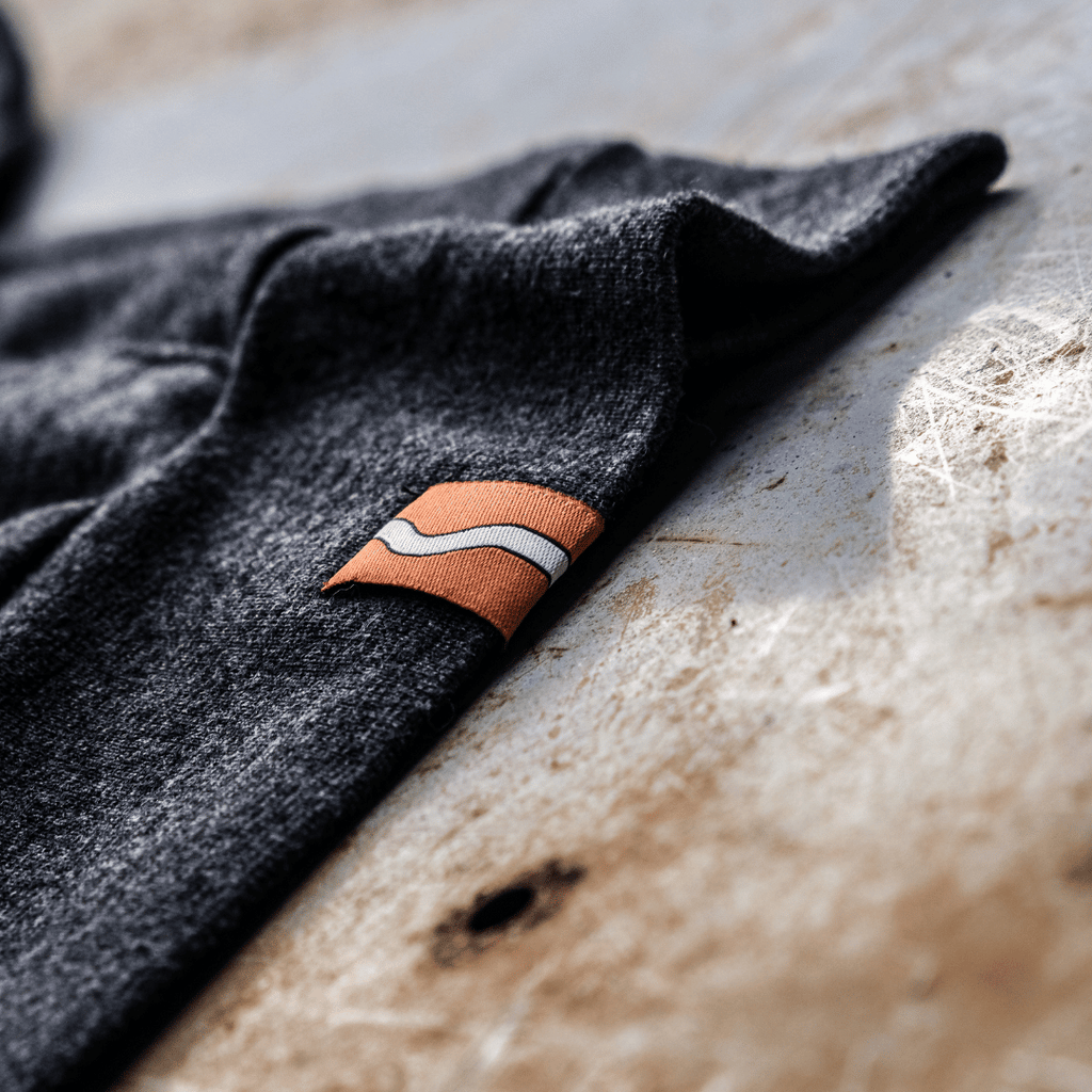 Uggly & Co Black Dub Recycled Cotton Garage Hoodie – Vintage Style