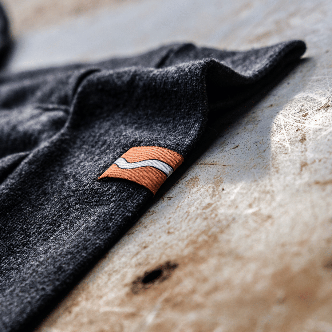 Uggly & Co Black Dub Recycled Cotton Garage Hoodie – Vintage Style