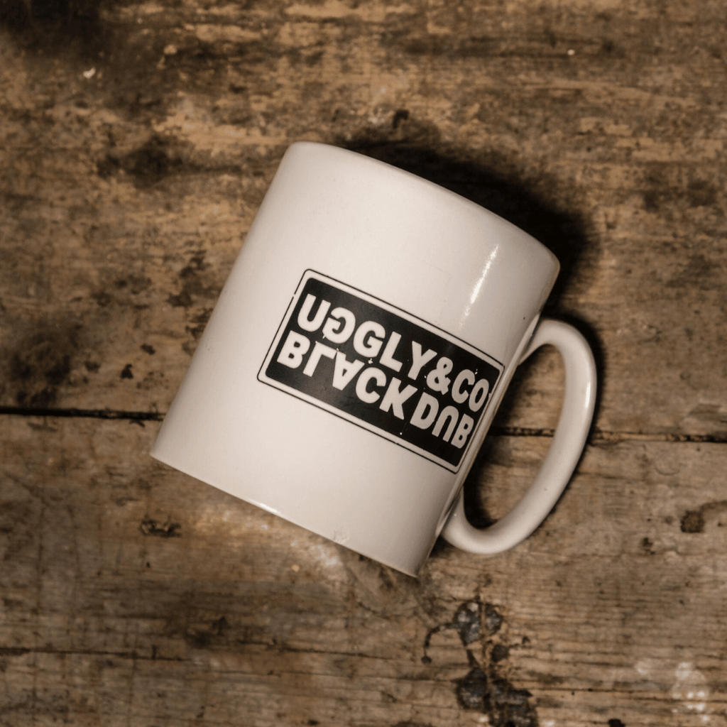 Black Dub x Uggly & Co Ceramic Coffee Mug – Black China Race Morning Cup