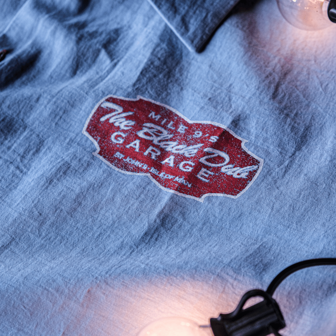 Uggly and Co Blue Garage Shirt – Vintage Style Cotton Workwear Shirt