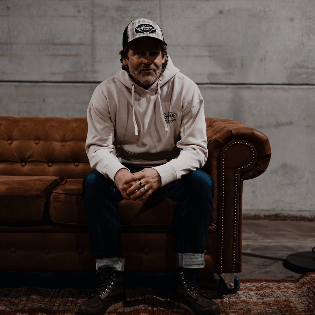 Uggly & Co Dirty White No.1 Motorcycle Hoodie | 100% Cotton Biker Gear