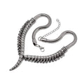 Alchemy Gothic Spine Necklace – Pewter Vertebrae Statement Collar