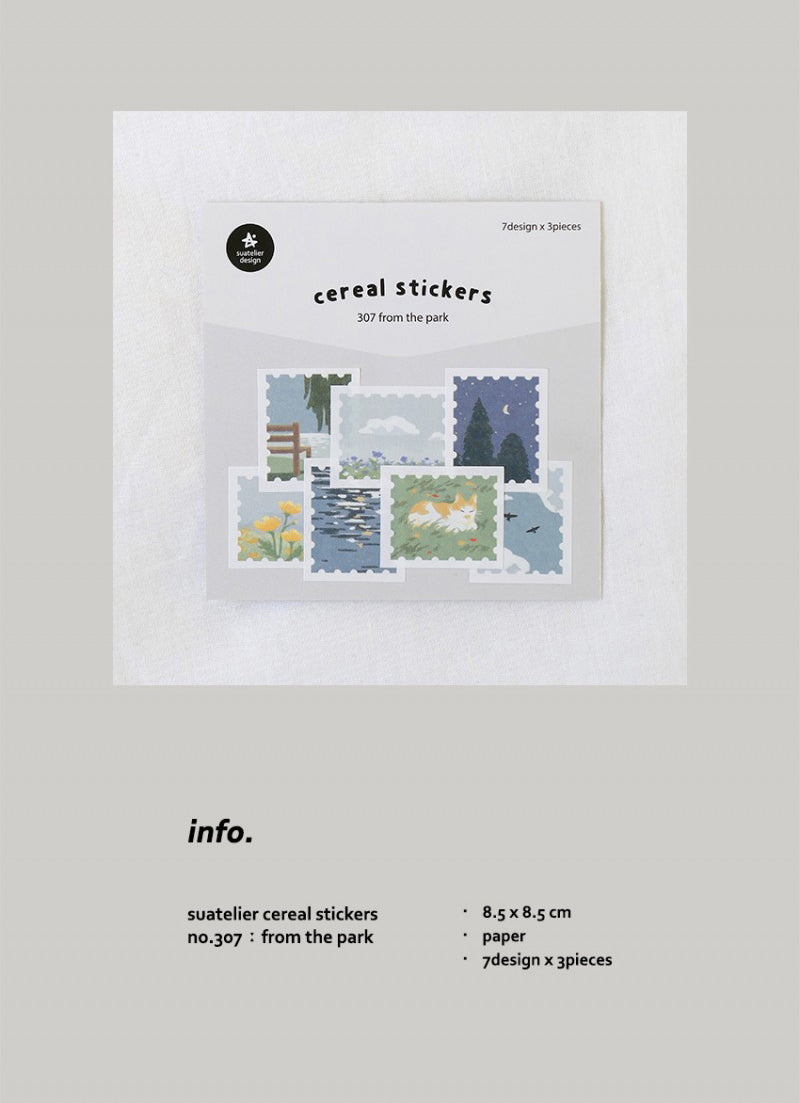 Suatelier From the Park Decorative Floral Stickers for Scrapbooking