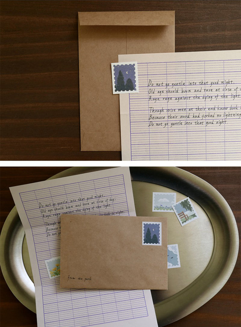 Suatelier From the Park Decorative Floral Stickers for Scrapbooking