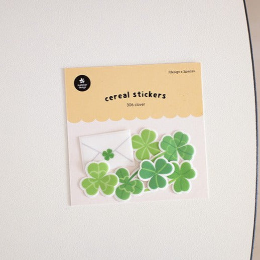 Suatelier Clover Paper Decals – LuLuFun Studio Journaling Stickers
