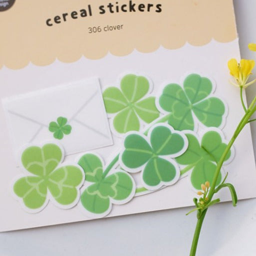 Suatelier Clover Paper Decals – LuLuFun Studio Journaling Stickers