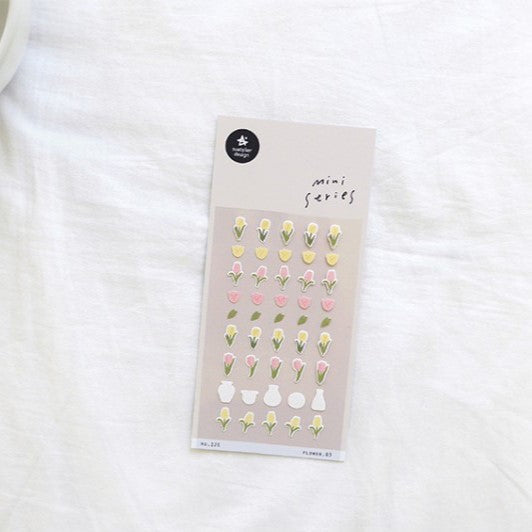Suatelier Flower.03 Floral Stickers for Journaling and Scrapbooking