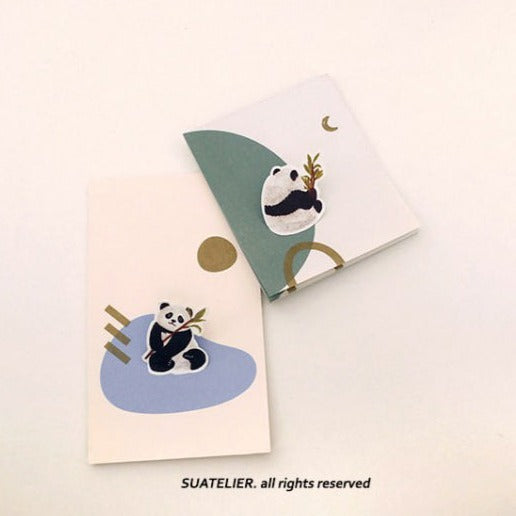 Suatelier Baby Panda Decorative Stickers - 21 Piece Paper Journaling Set