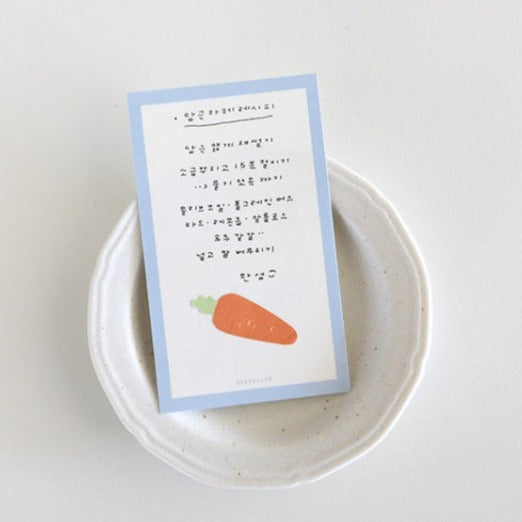Vegetable Paper Stickers by Suatelier – Decorative Planner Supplies