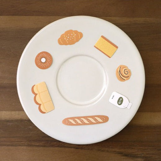 Suatelier Bakery Decorative Paper Stickers - 21 Piece Stationery Set