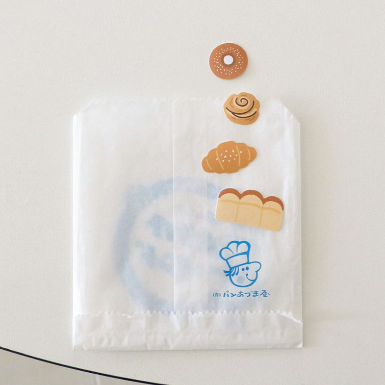 Suatelier Bakery Decorative Paper Stickers - 21 Piece Stationery Set