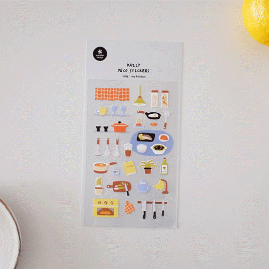 Suatelier My Kitchen Decorative Stickers for Journaling by LuLuFun Studio