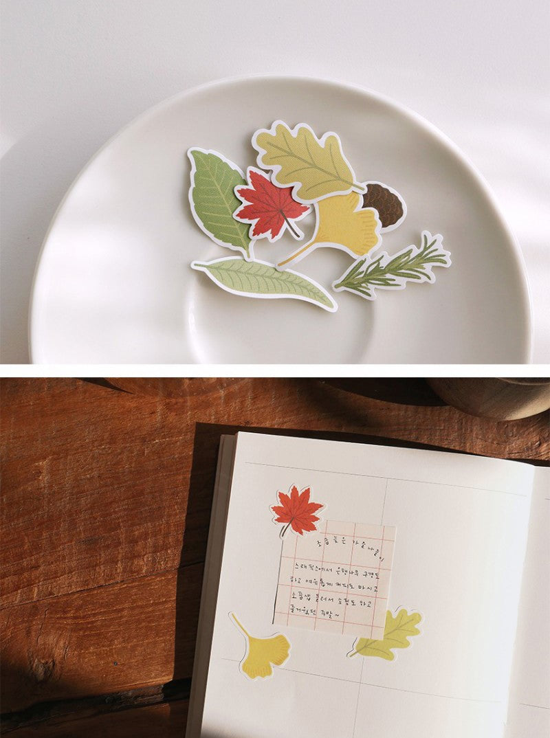 Suatelier Leaves Decorative Paper Stickers for Journaling and Scrapbooking