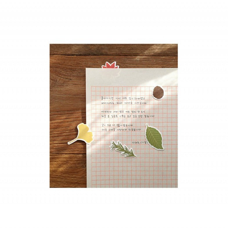 Suatelier Leaves Decorative Paper Stickers for Journaling and Scrapbooking