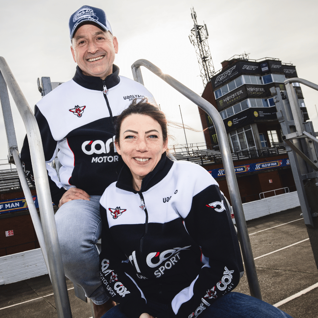 Uggly & Co Carl Cox Motorsport Track Jacket | Vintage Fleece Racing Gear