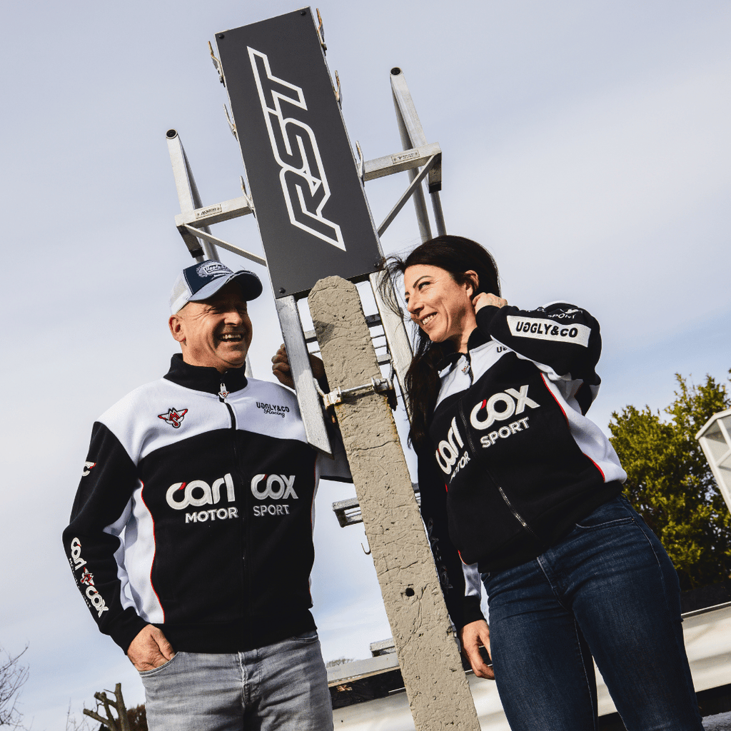 Uggly & Co Carl Cox Motorsport Track Jacket | Vintage Fleece Racing Gear