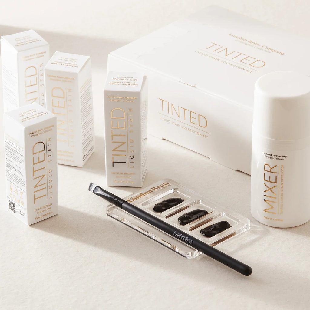 London Brow Tinted Liquid Brow Stain Starter Kit | Professional Set