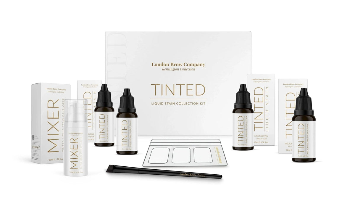London Brow Tinted Liquid Brow Stain Starter Kit | Professional Set