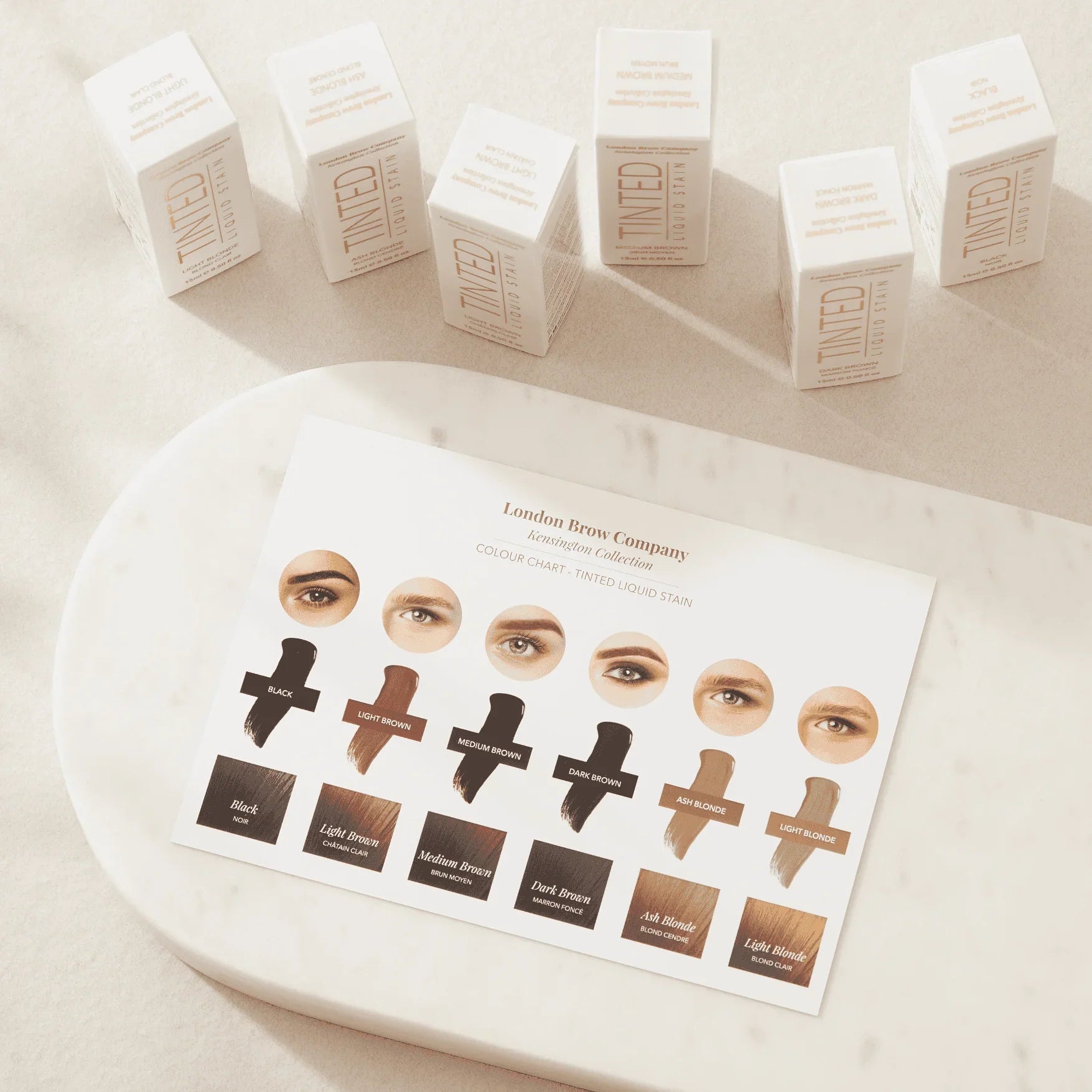 The London Brow Company Tinted Liquid Brow Stain - Professional 15ml