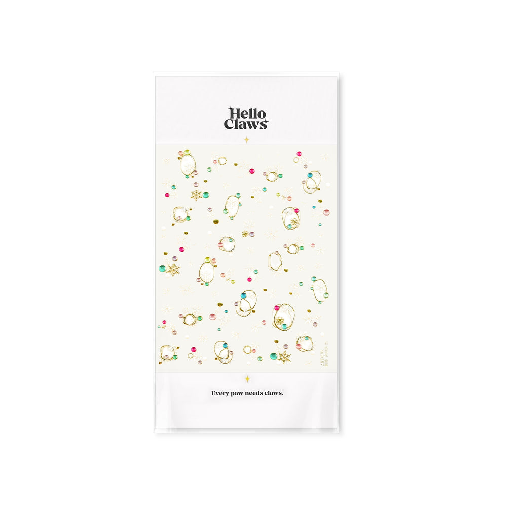 Silver Snow Nail Deco Stickers – LuLuFun Studio Ultra-Thin Nail Art