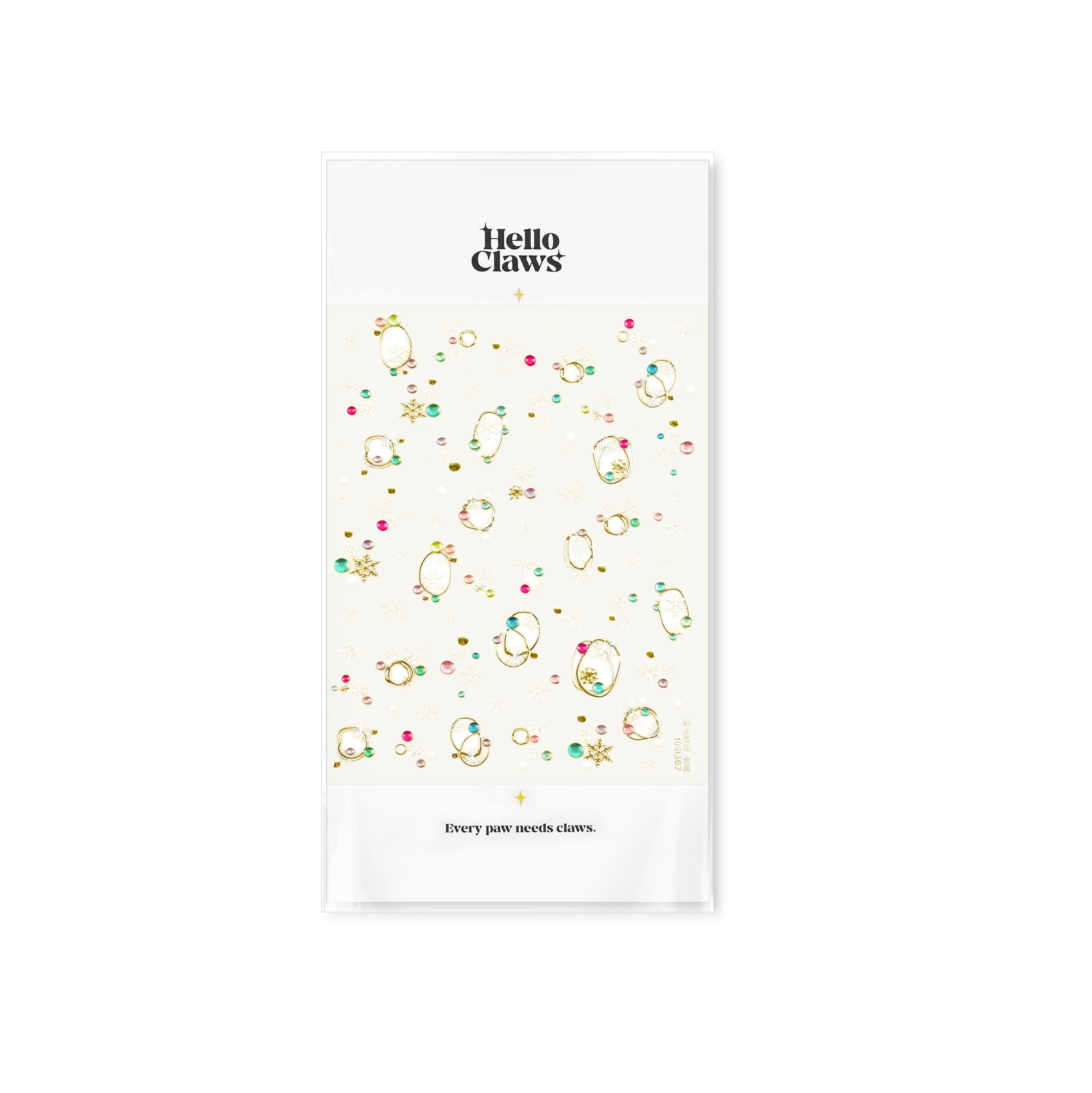 Silver Snow Nail Deco Stickers – LuLuFun Studio Ultra-Thin Nail Art