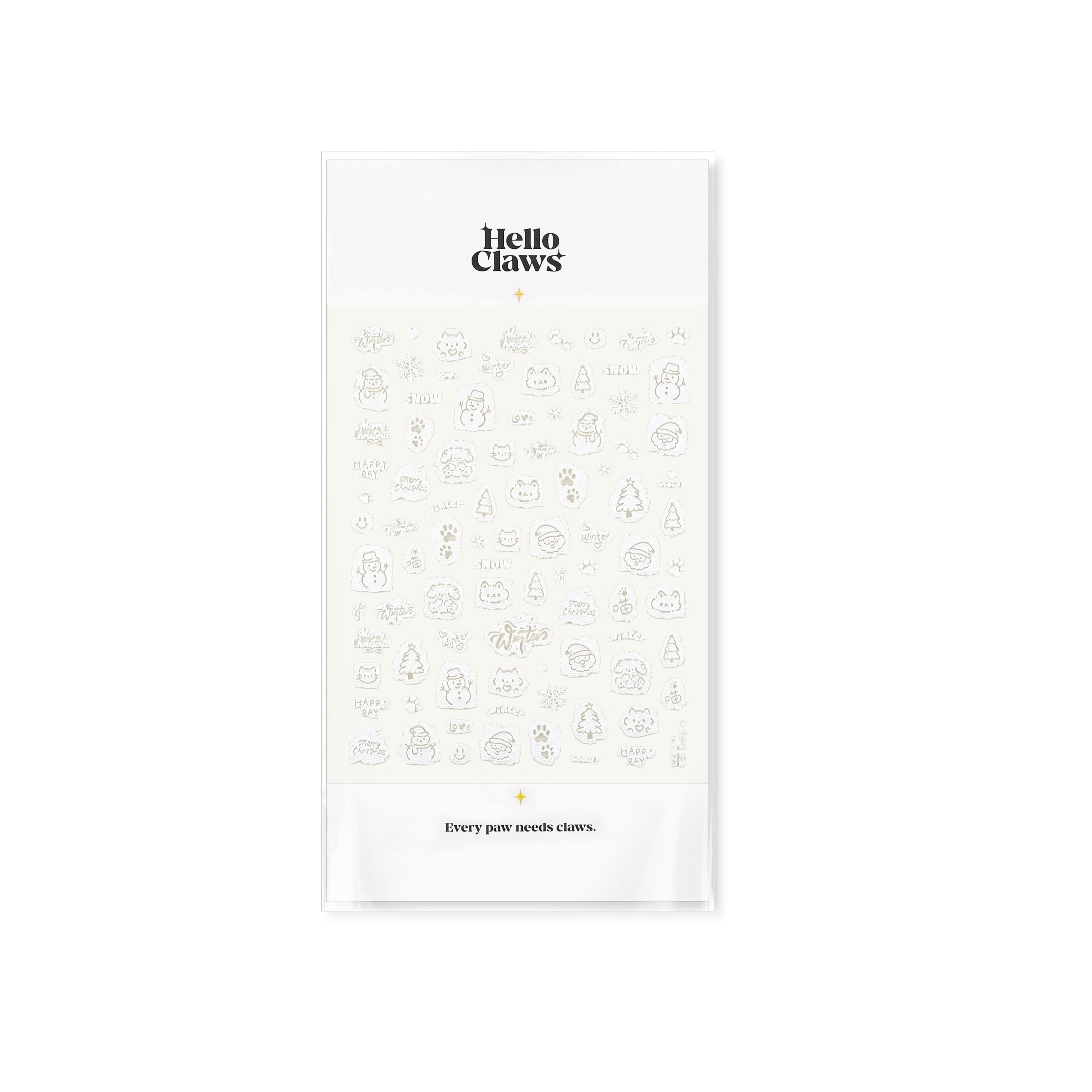 LuLuFun Studio Snow Nail Deco Stickers – Ultra-Thin DIY Manicure Decals