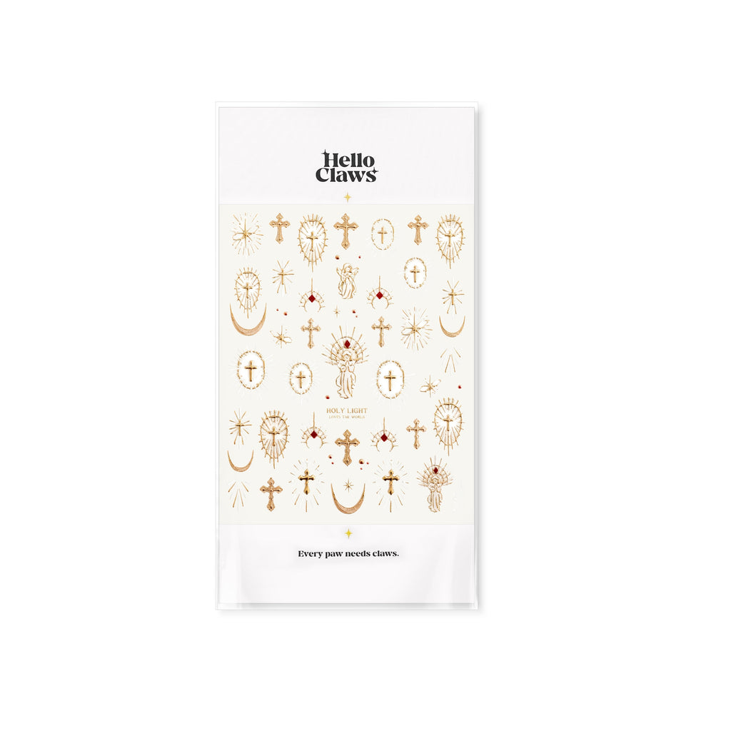 LuLuFun Studio Holy Light Jesus Nail Art Stickers – Religious Decals