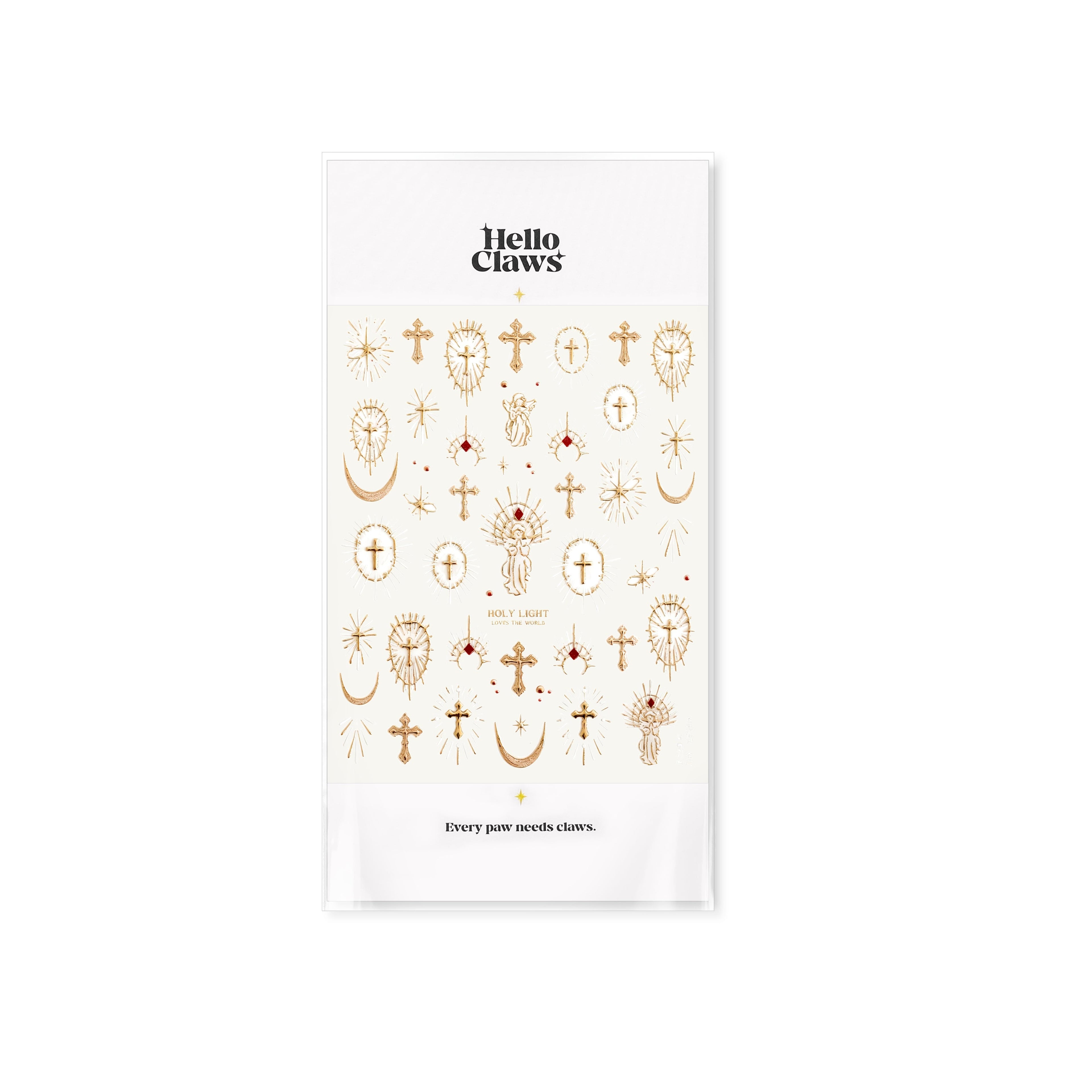 LuLuFun Studio Holy Light Jesus Nail Art Stickers – Religious Decals