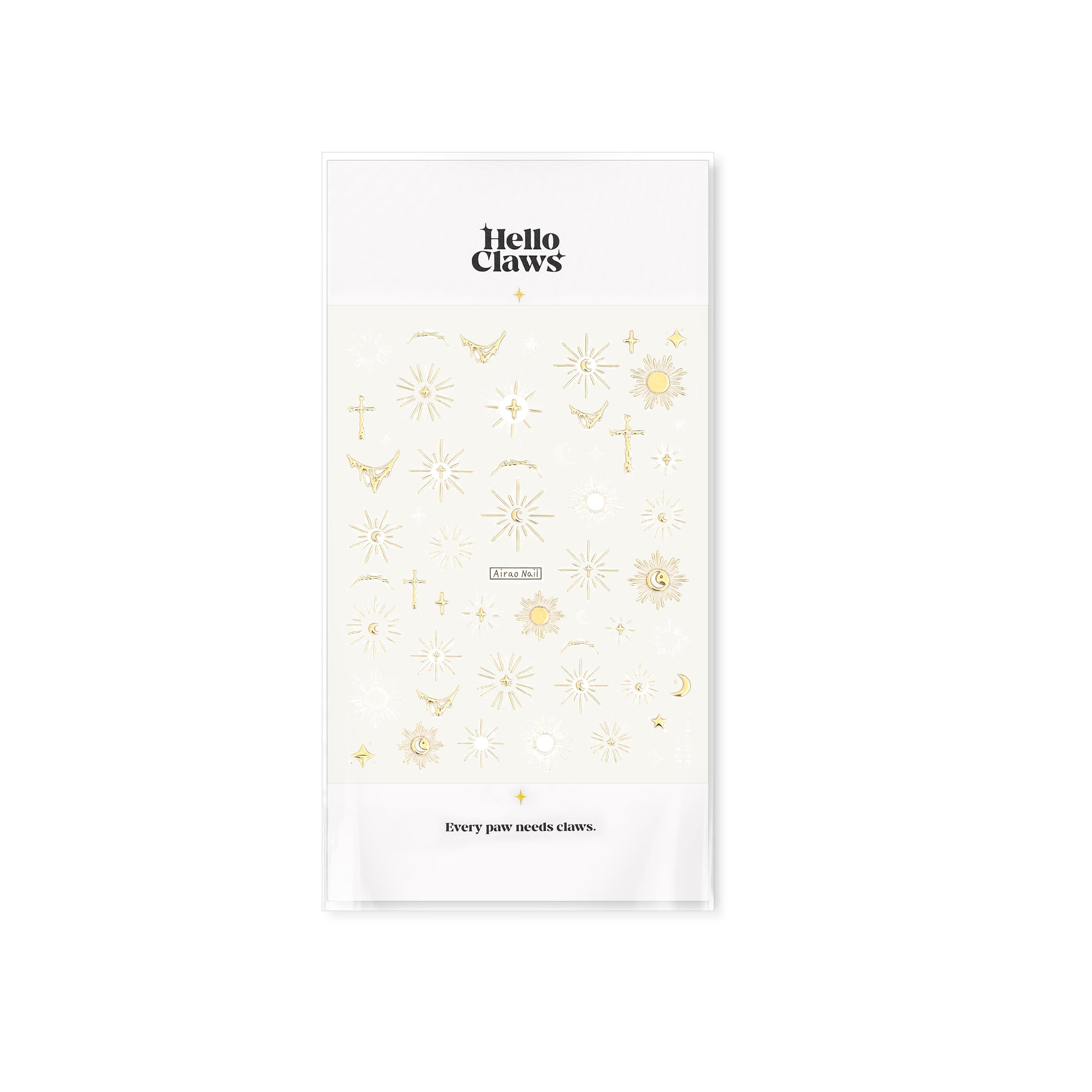 LuLuFun Studio Holy Light Moon Nail Deco Stickers - Ultra-Thin DIY Art