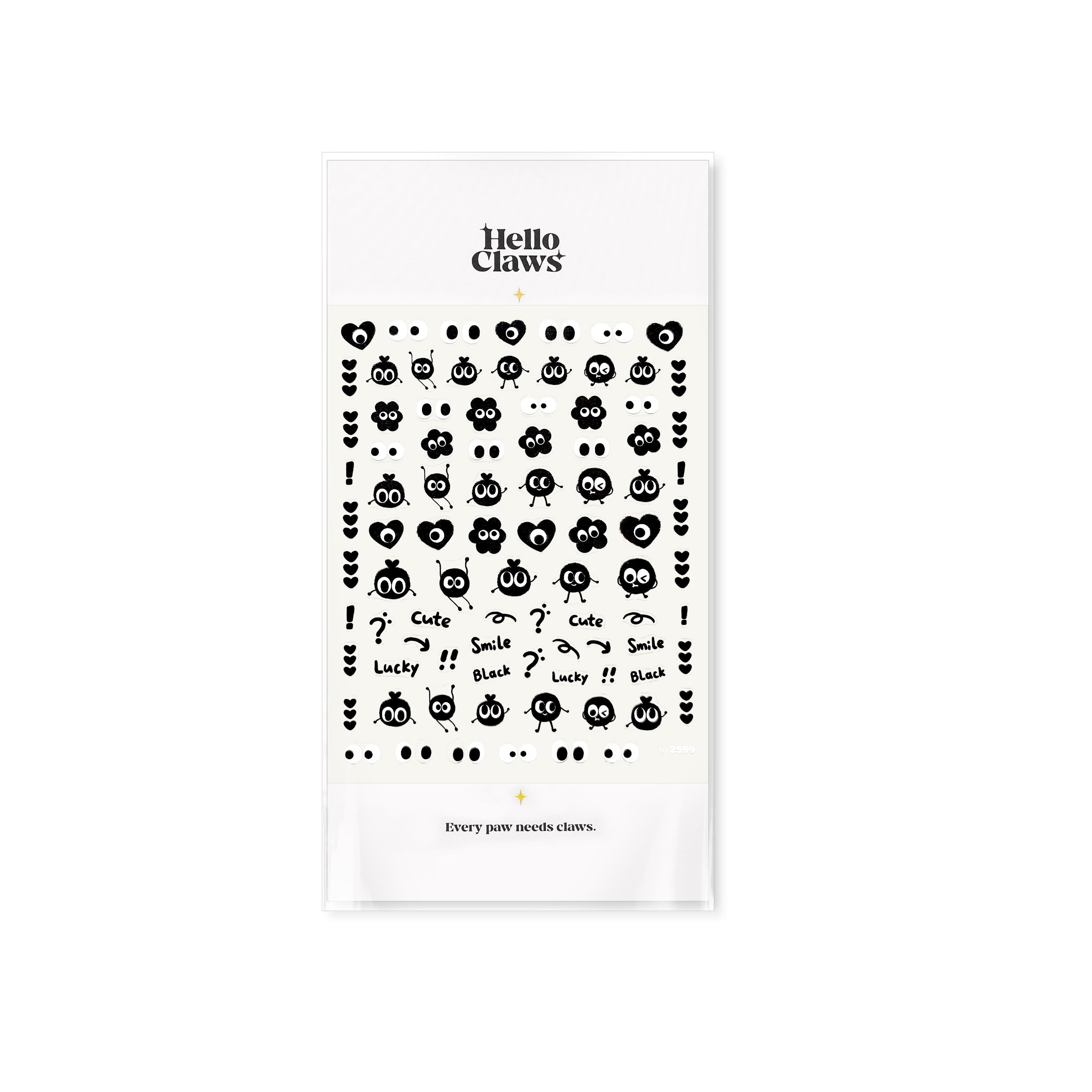 LuLuFun Studio Black Dot Nail Deco Stickers – DIY Manicure Art Decals