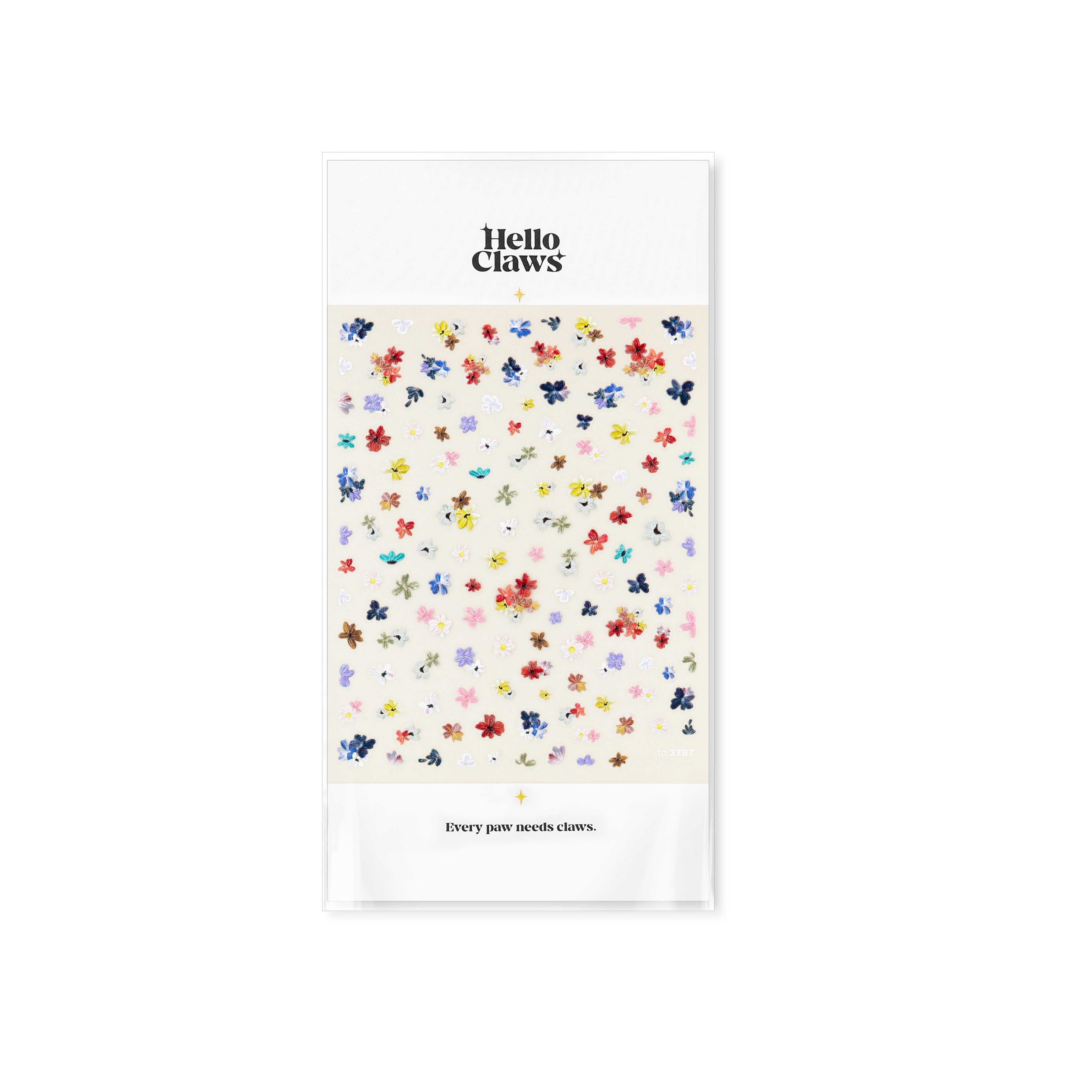 LuLuFun Studio Spring Wild Flower Nail Deco Stickers - Floral Nail Art