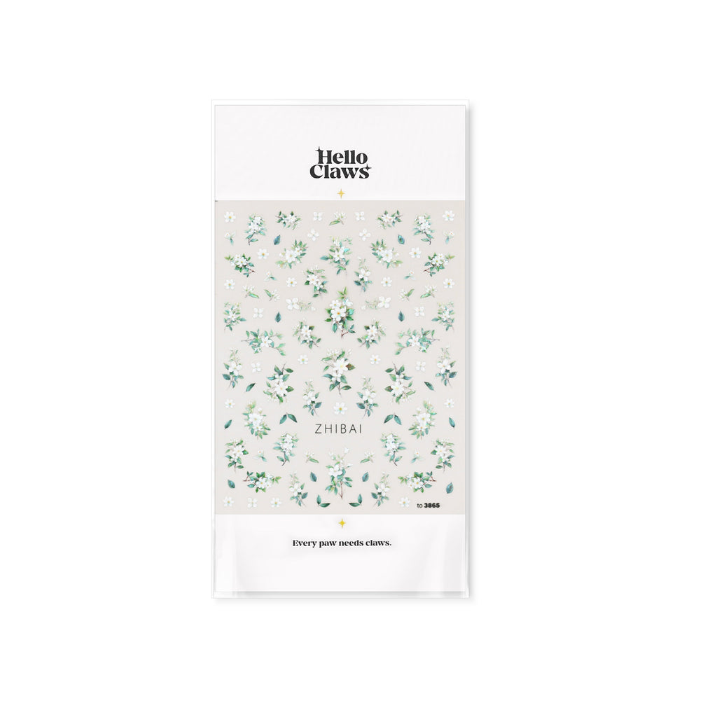 Lily Flower Nail Deco Stickers – LuLuFun Studio Floral Art Decals