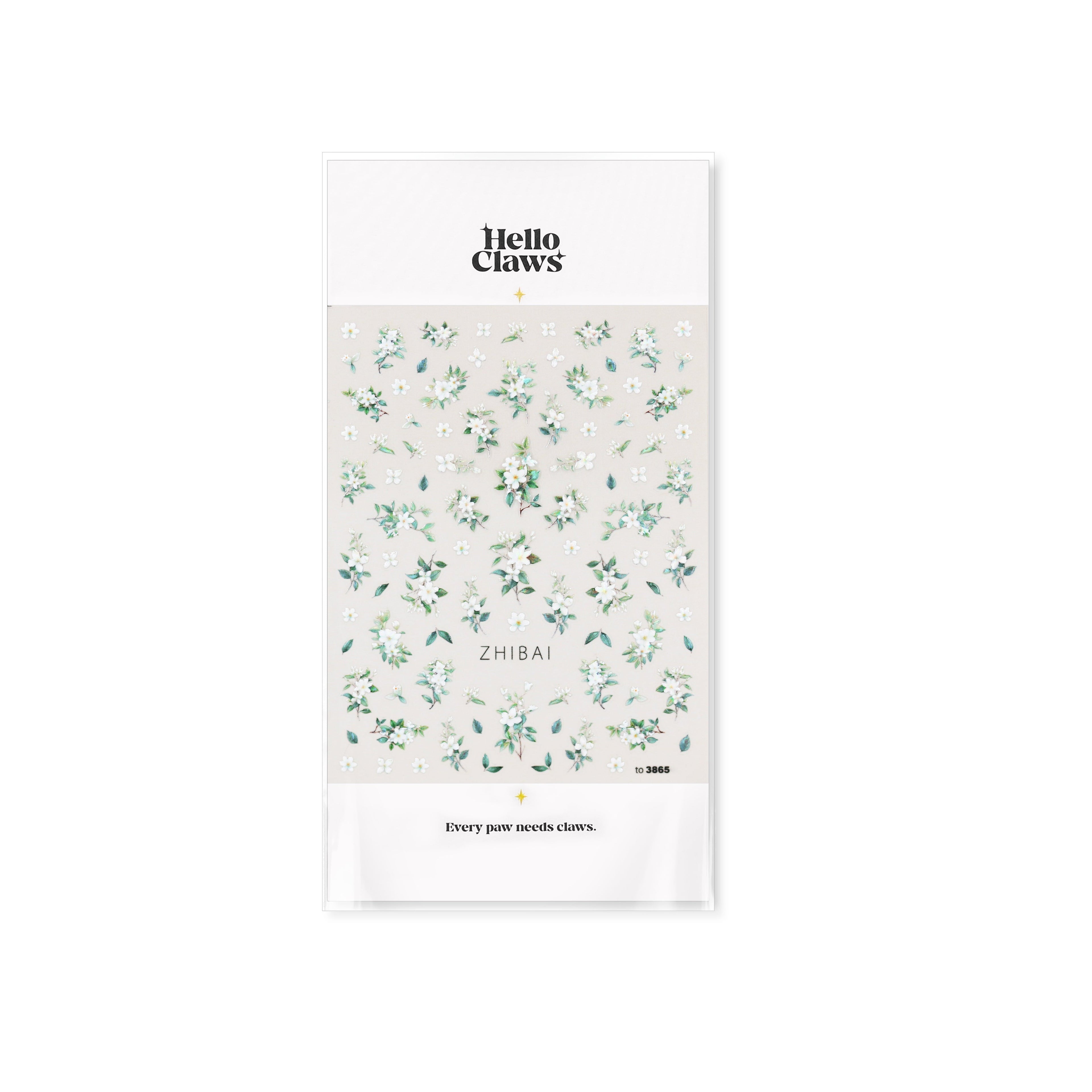 Lily Flower Nail Deco Stickers – LuLuFun Studio Floral Art Decals