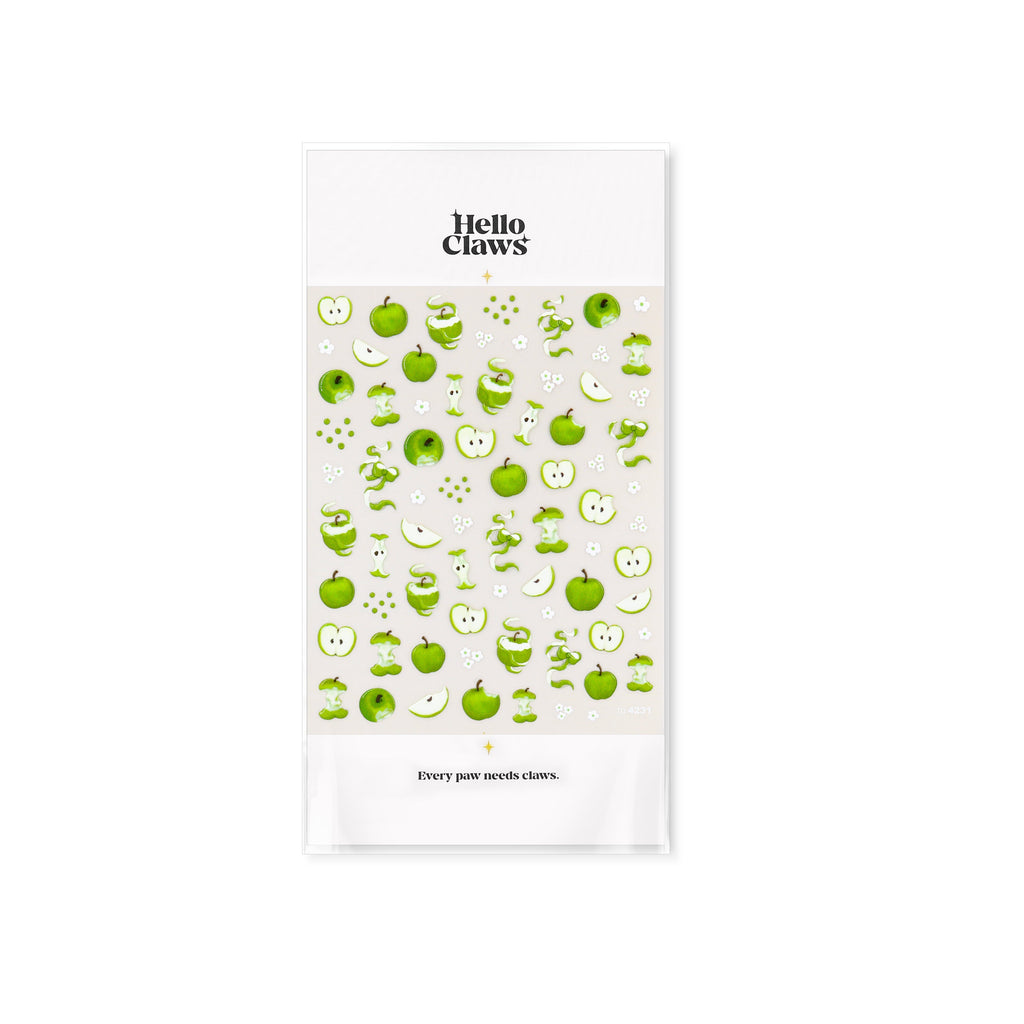 Apple Jelly Nail Deco Stickers | LuLuFun Studio Ultra-Thin Nail Art Decals