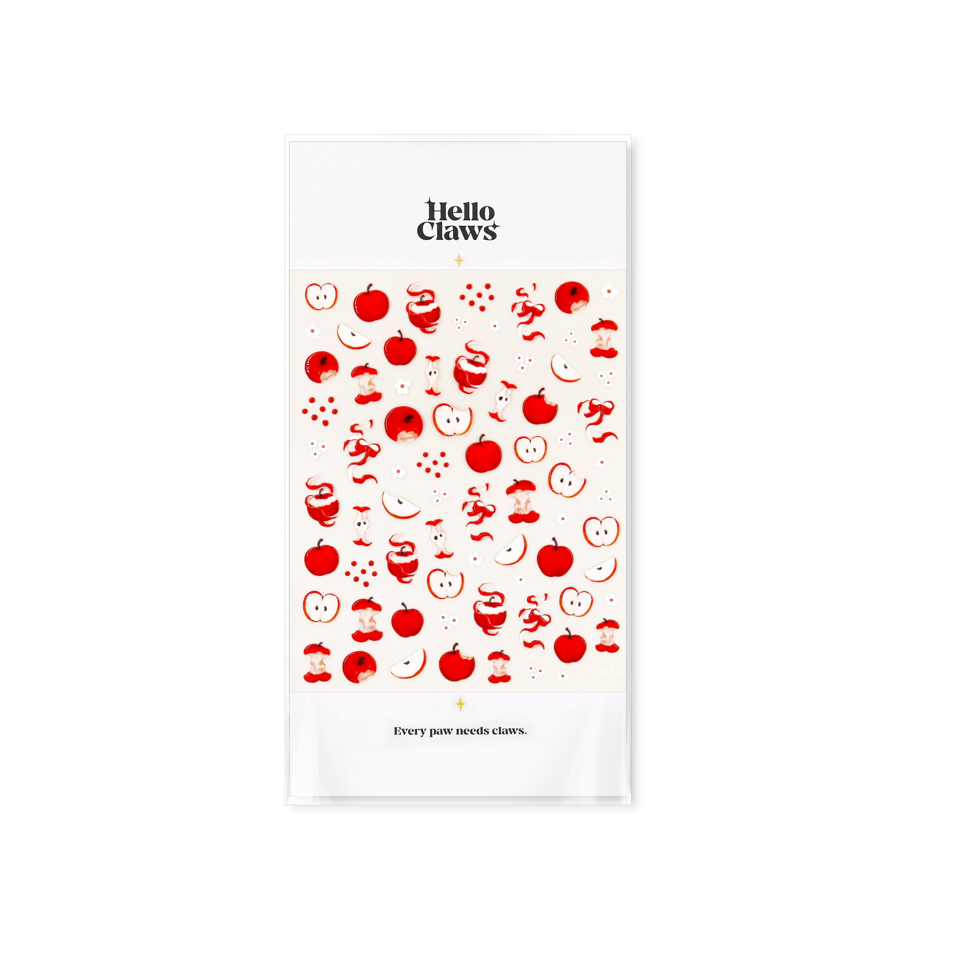 Apple Jelly Nail Deco Stickers | LuLuFun Studio Ultra-Thin Nail Art Decals