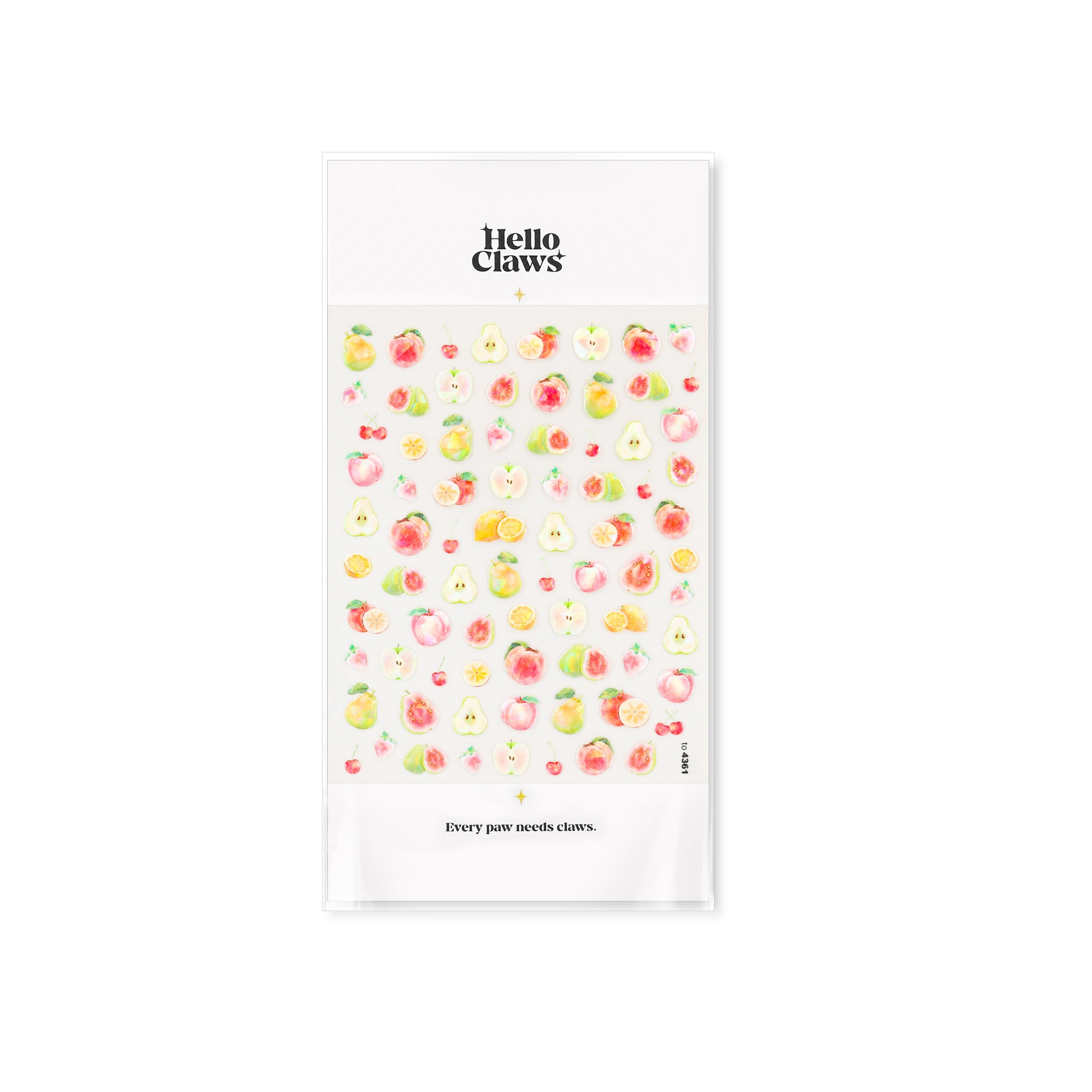 LuLuFun Studio Fruit Party Nail Art Stickers – DIY Manicure Decals