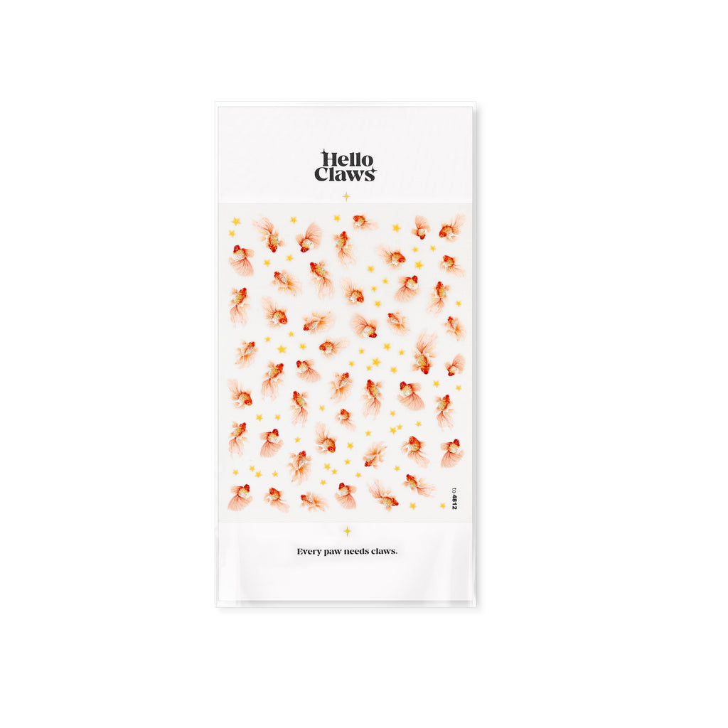 LuLuFun Studio Goldfish Nail Deco Stickers – DIY Manicure Art Decals