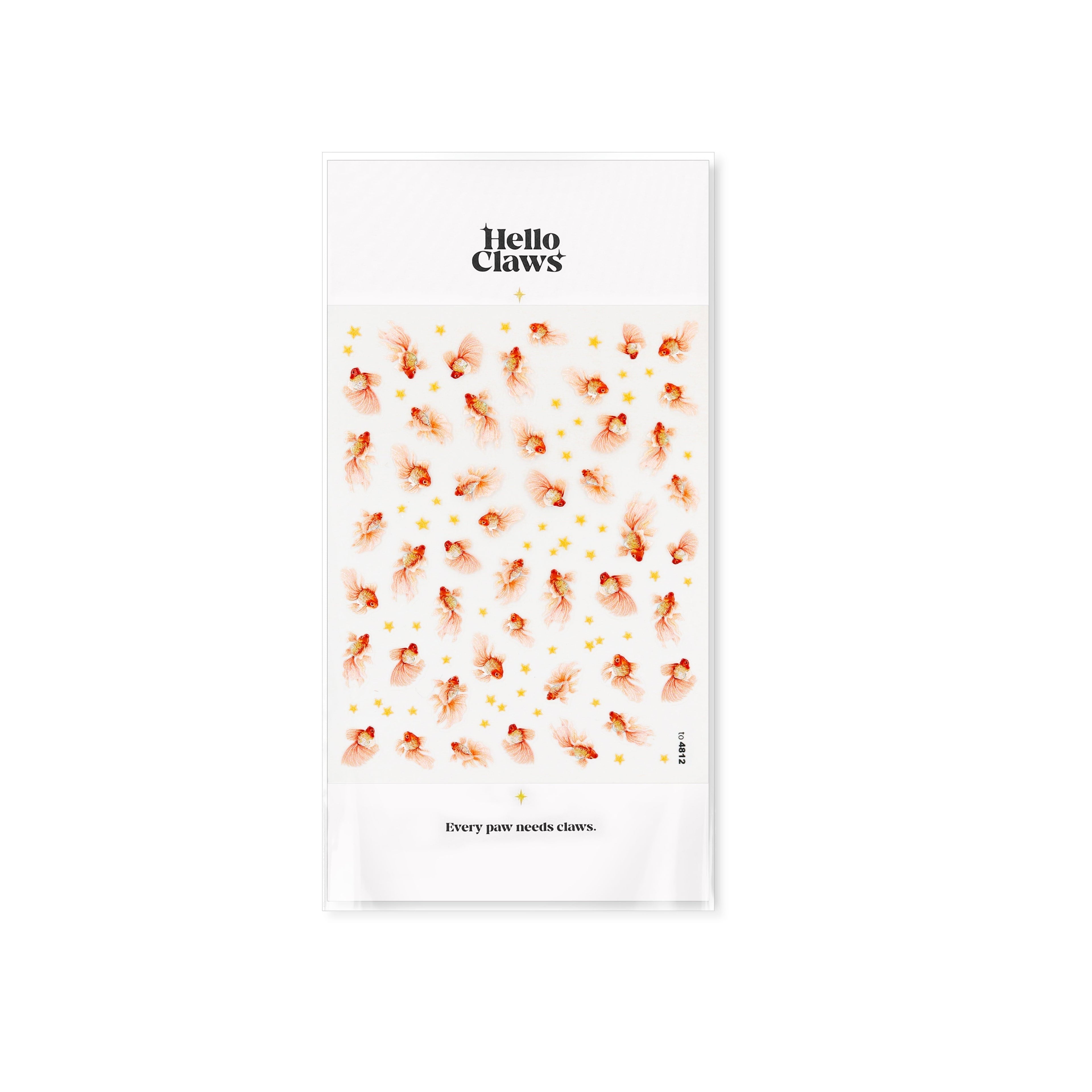 LuLuFun Studio Goldfish Nail Deco Stickers – DIY Manicure Art Decals