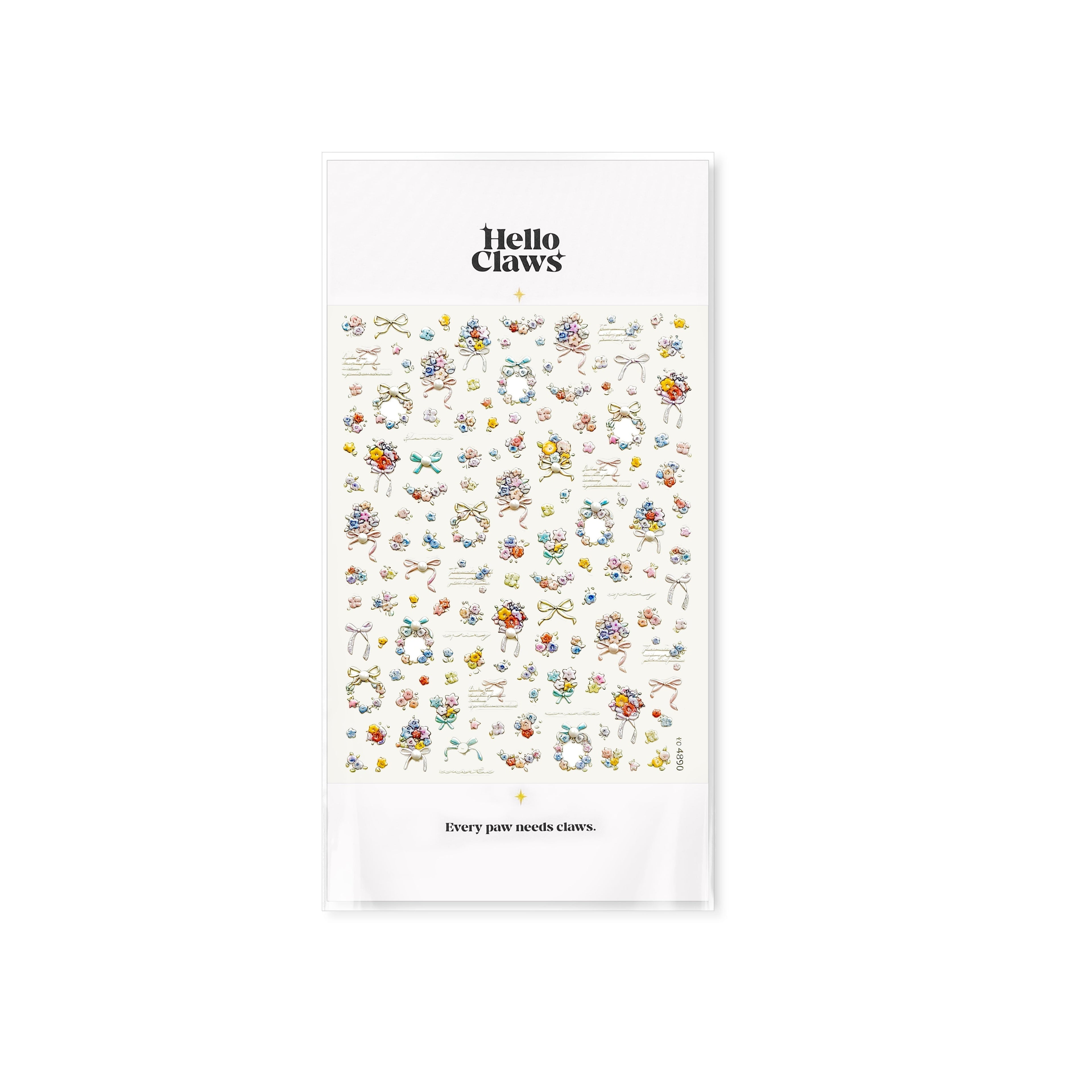 Hello Claws Blossom and Pearl Nail Deco Stickers - Ultra-Thin Nail Art