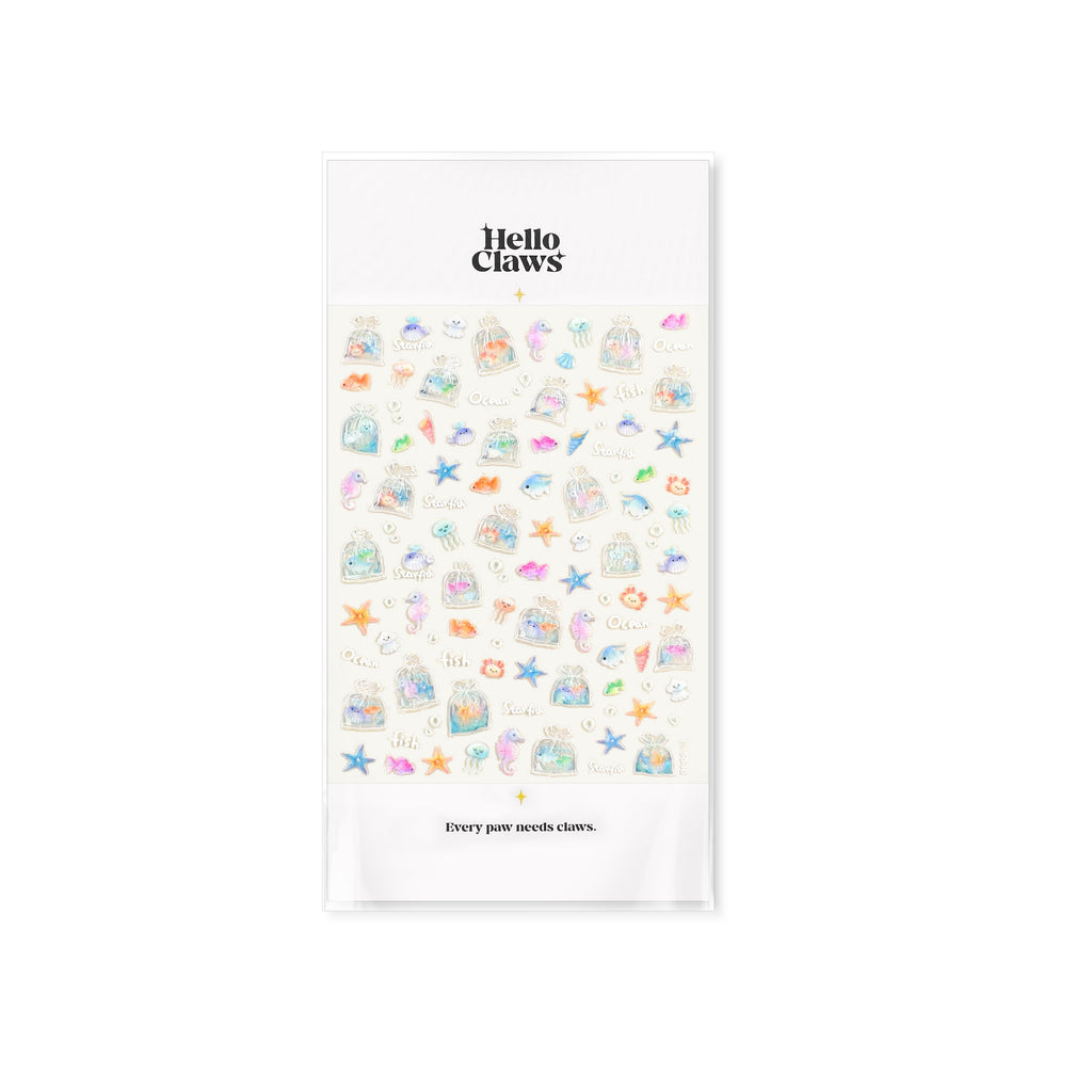 Starfish Nail Deco Stickers – LuLuFun Studio Ultra-Thin Manicure Decals