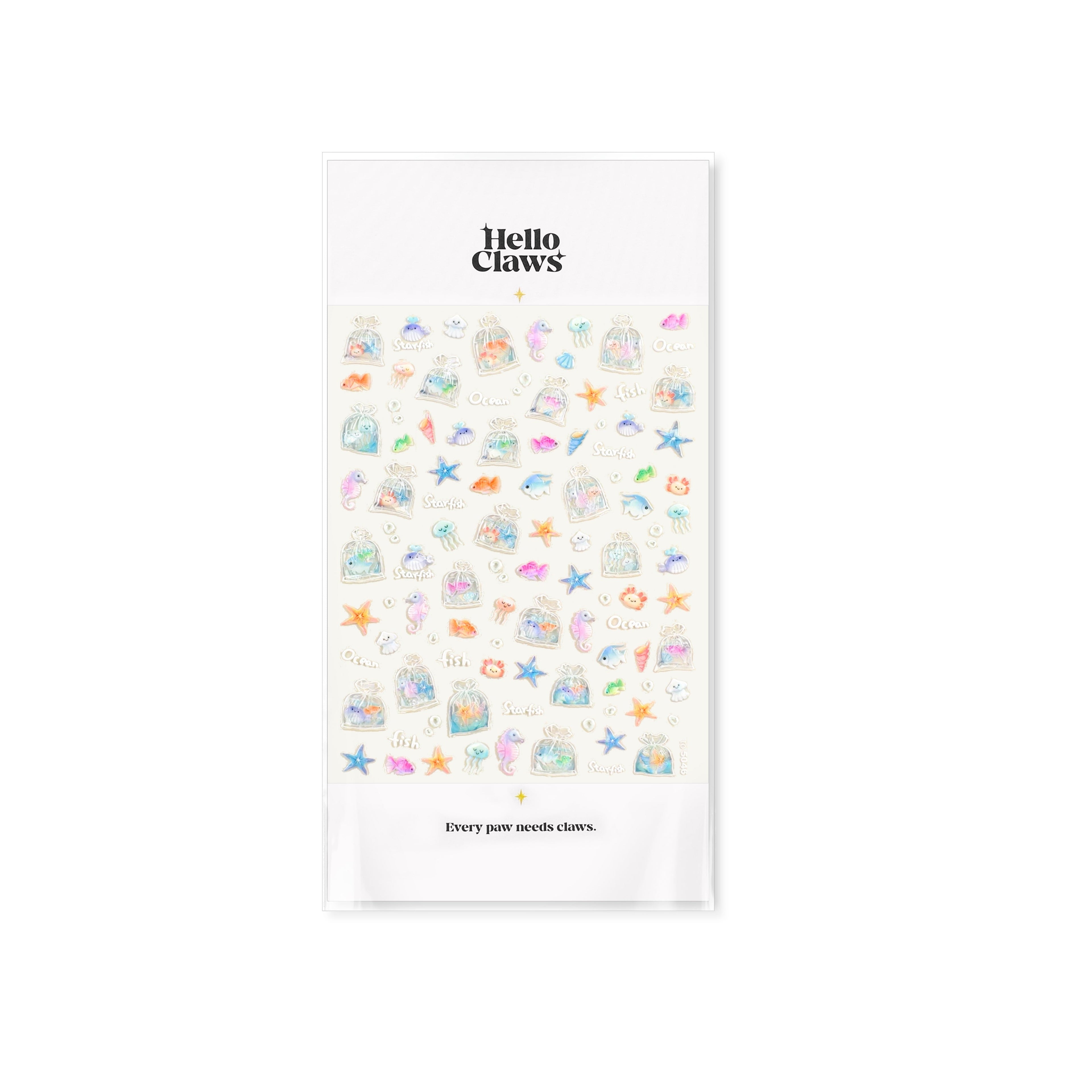 Starfish Nail Deco Stickers – LuLuFun Studio Ultra-Thin Manicure Decals