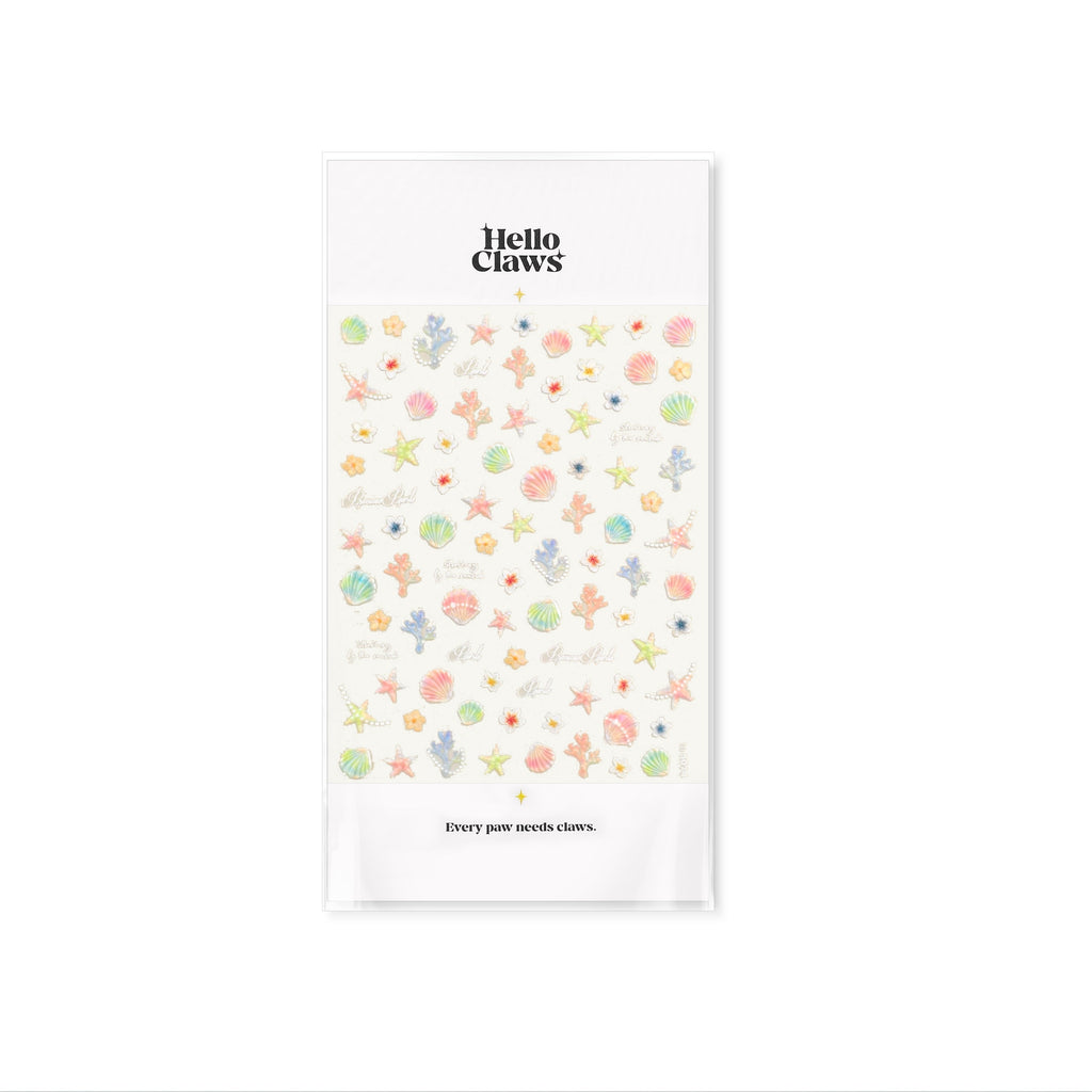LuLuFun Studio Under The Sea Nail Deco Stickers - DIY Nail Art Decals