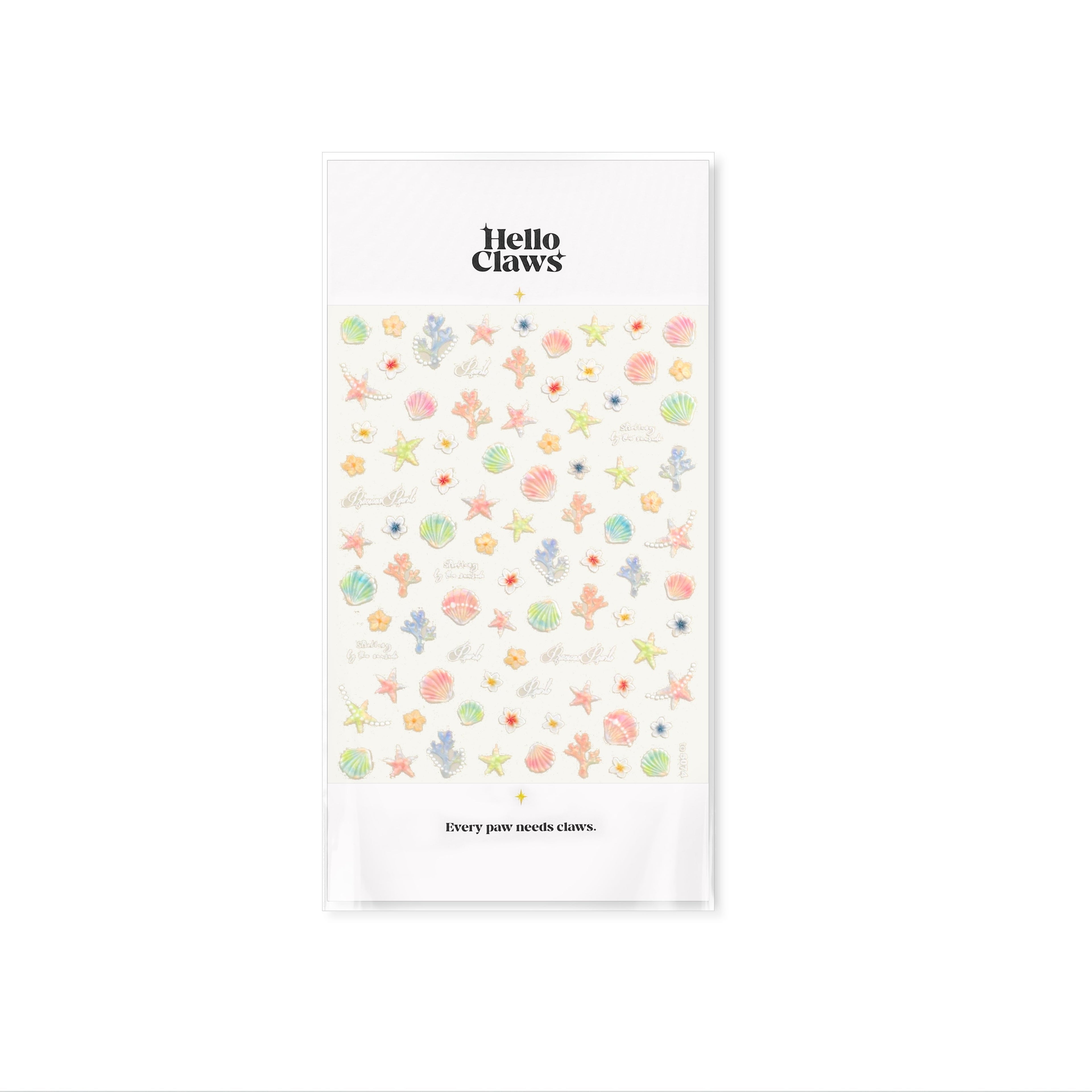 LuLuFun Studio Under The Sea Nail Deco Stickers - DIY Nail Art Decals
