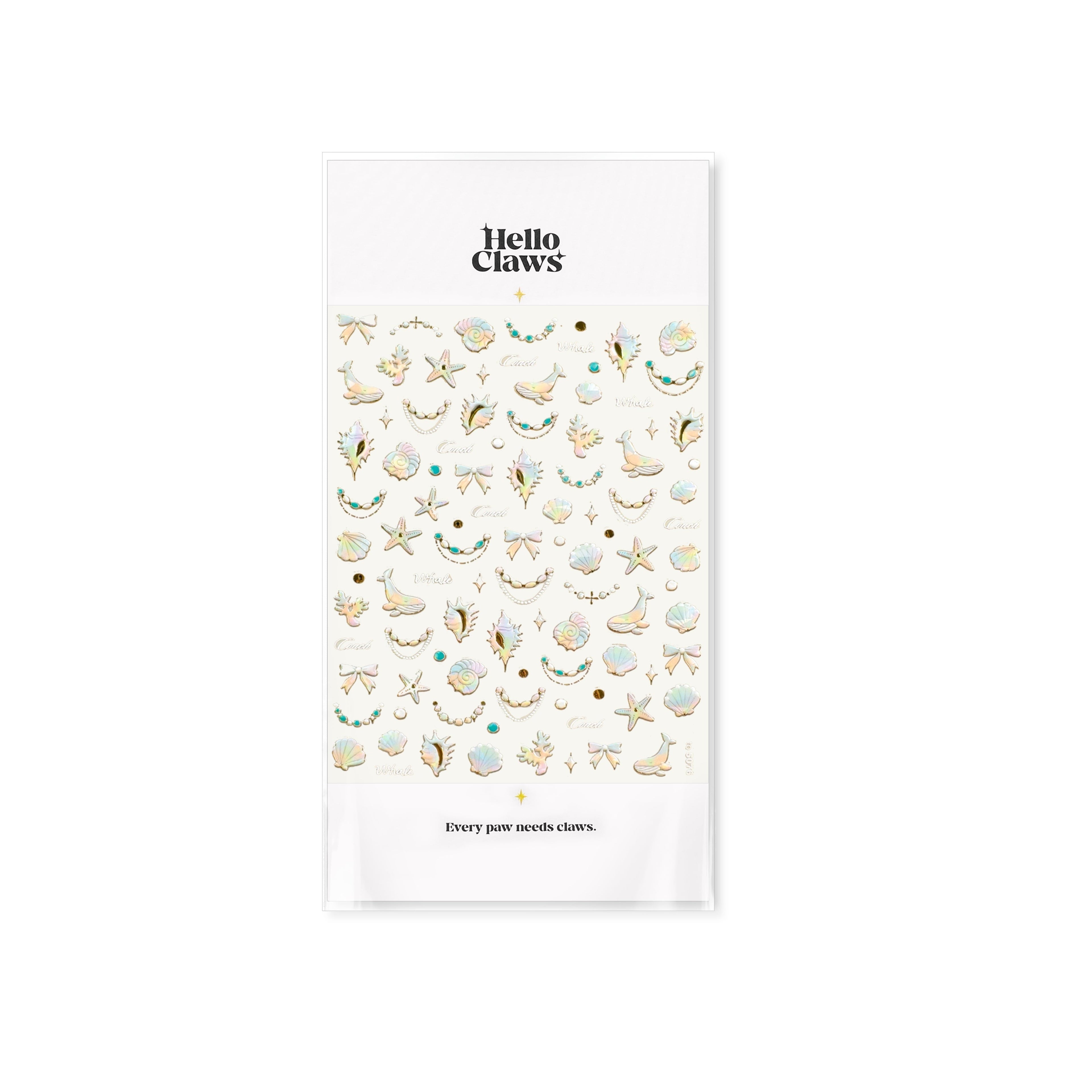 LuLuFun Studio Under The Sea Nail Deco Stickers - DIY Nail Art Decals