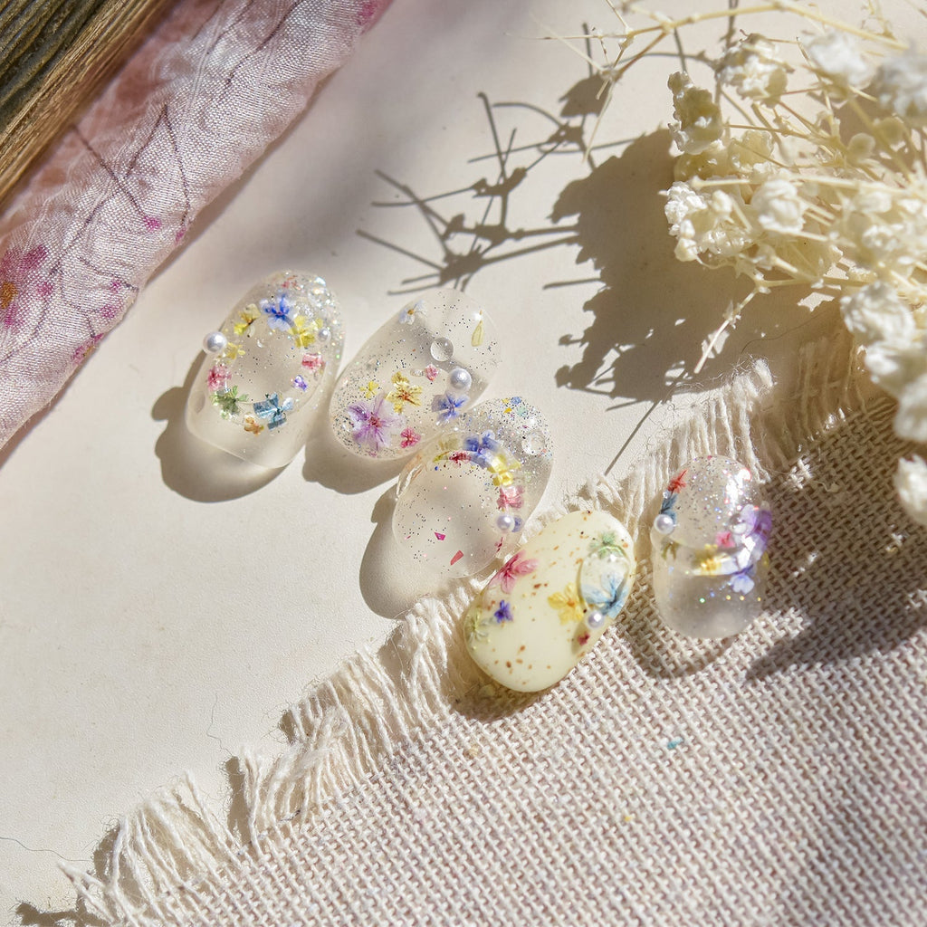 LuLuFun Studio Crystal Garland Nail Deco Stickers – Ultra-Thin Decals