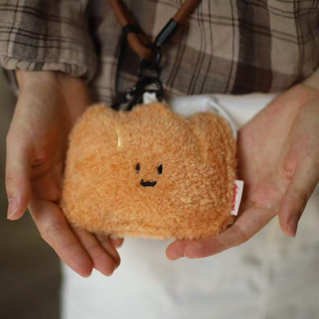 LuLuFun Studio Plush Toast Mini Bag | Cute Kawaii Small Accessory Purse