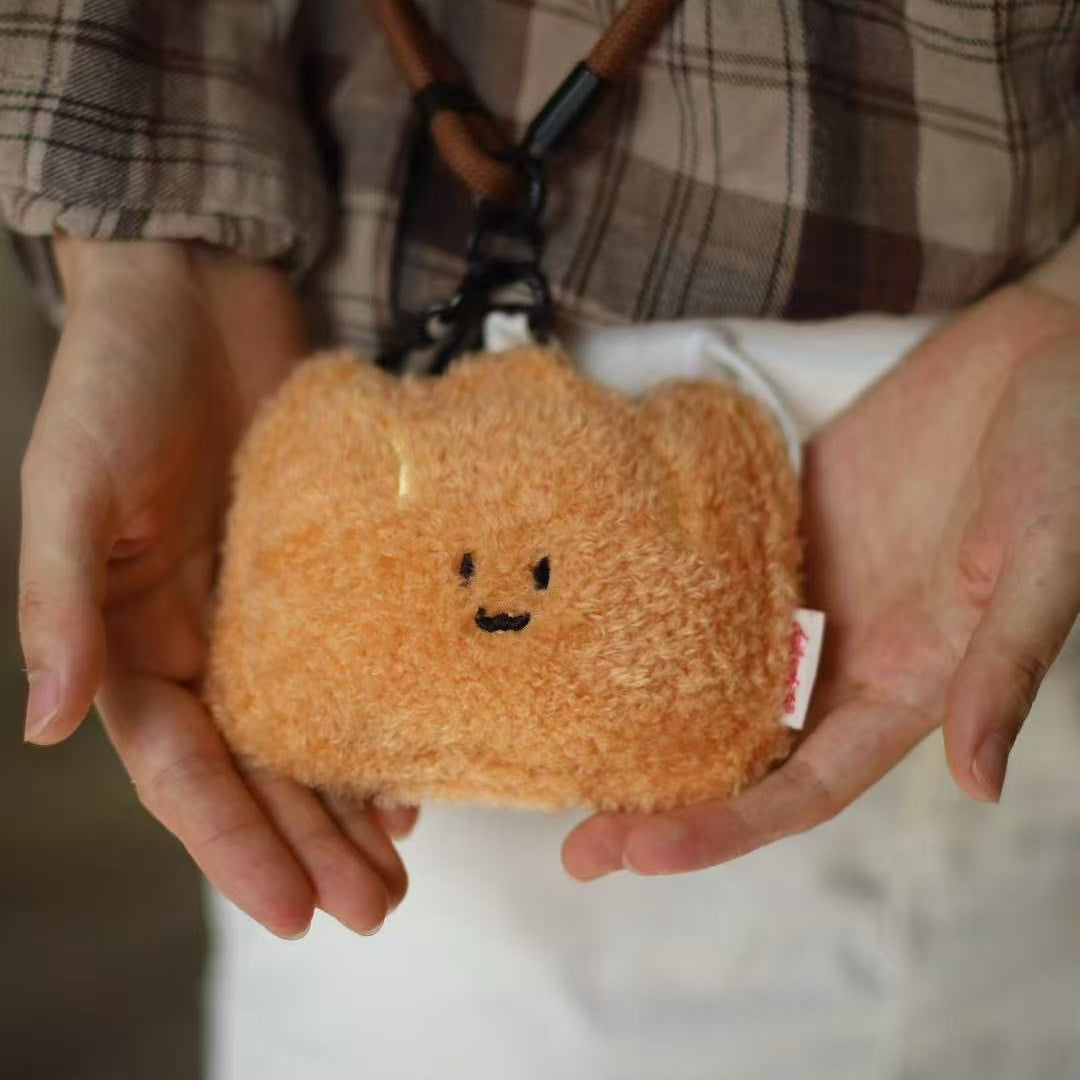 LuLuFun Studio Plush Toast Mini Bag | Cute Kawaii Small Accessory Purse