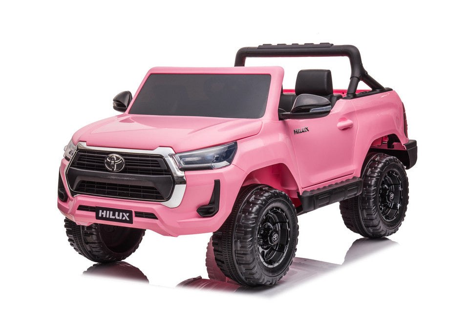 Toyota Hilux 12V Electric Ride-On Jeep – Pink, Two-Seater, 2–8 Years