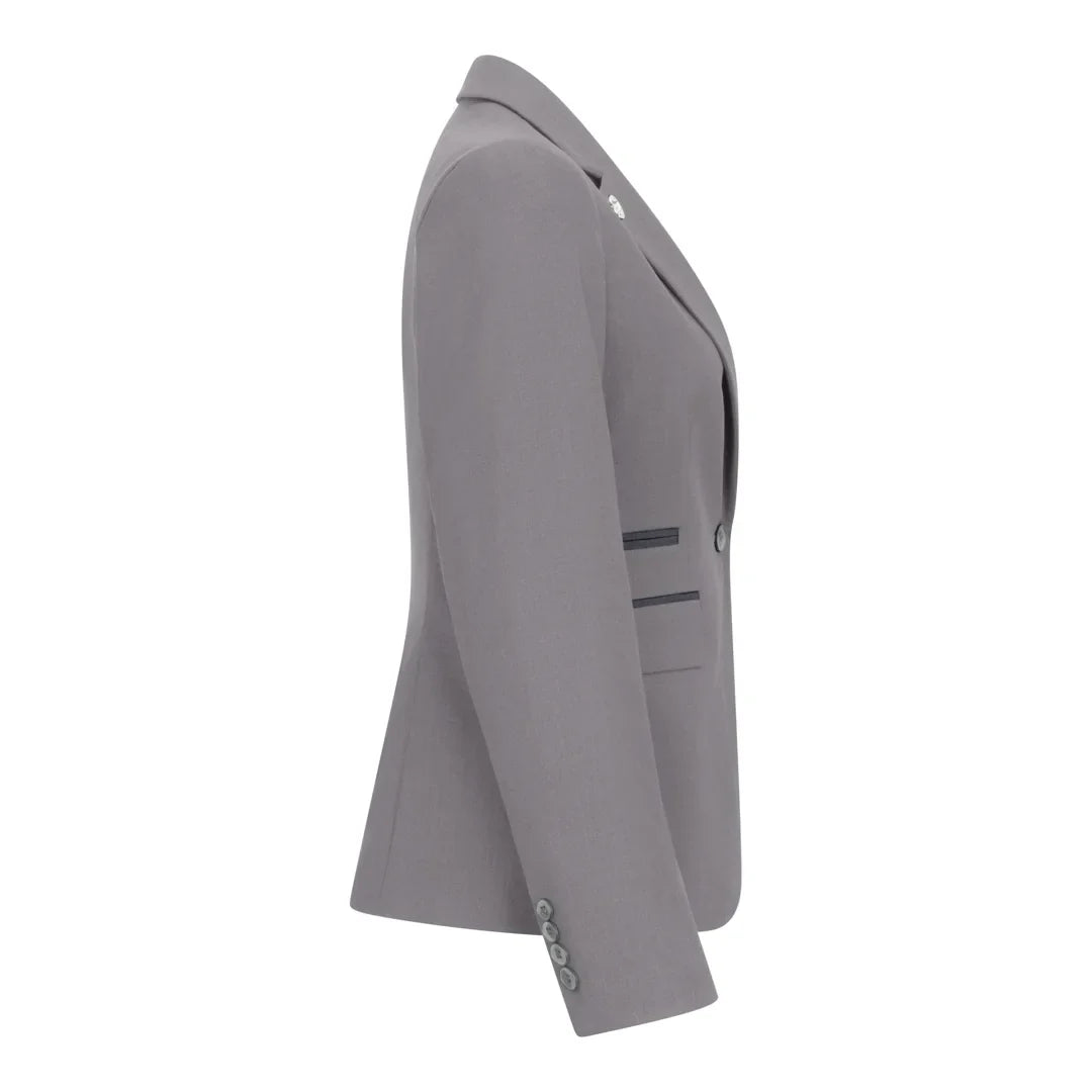 TPW-15 - Women's 3 Piece Plain Grey Suit