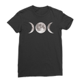 Triple Goddess Moon Phase Unisex Cotton T-Shirt | Kate's Clothing